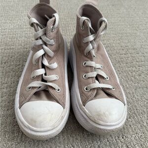 Converse Kids Platform High-Top Sneakers - Light Brown